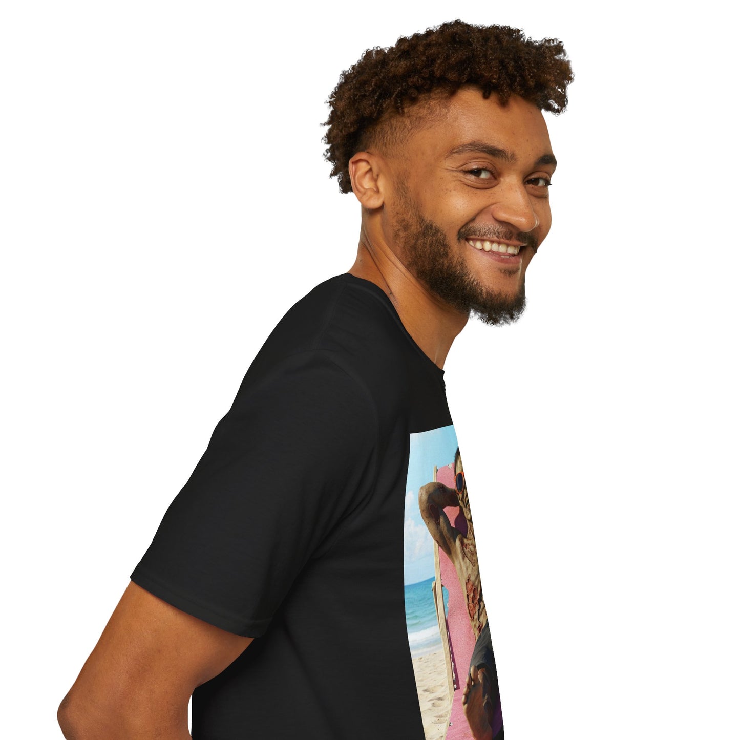 Beach Vibes Skeleton Unisex T-Shirt - Cool Summer Graphic Tee