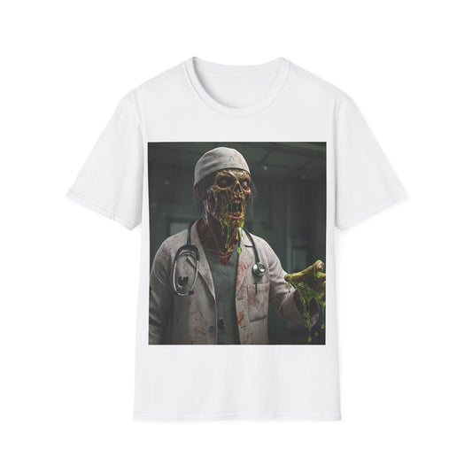UK - Zombie Doctor Graphic T-Shirt | Unisex Horror Tee for Halloween