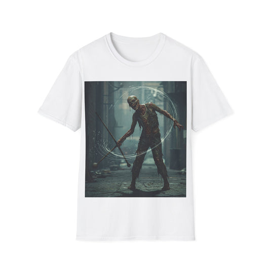 UK - Unisex Softstyle Horror Graphic T-Shirt - Spooky Monster Design