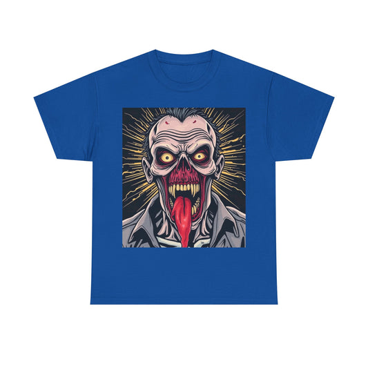 UK - Vintage Horror Graphic Unisex Heavy Cotton Tee