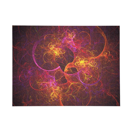 Vibrant Fractal Art Puzzle - 96, 252, 500, 1000-Piece Options