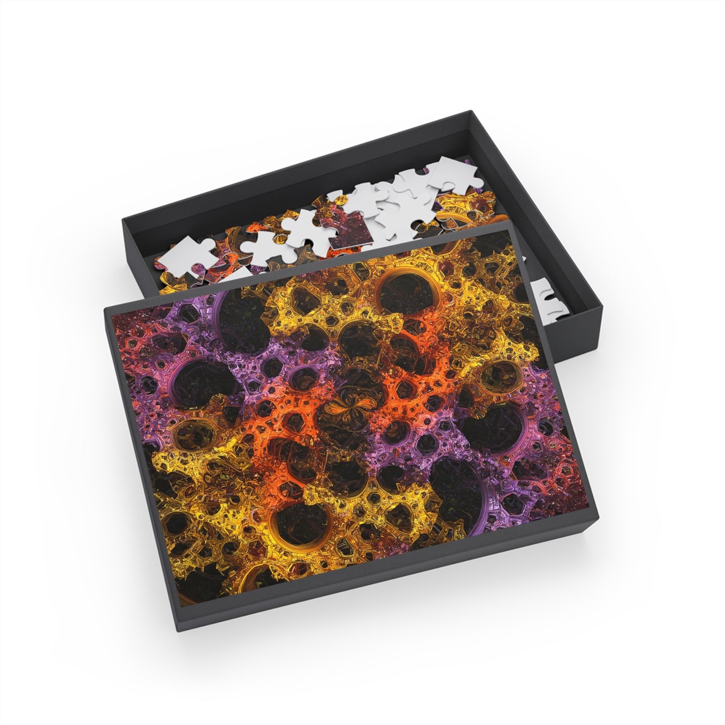061- Fractal Puzzle (96, 252, 500, 1000-Piece) - Fun Family Activity and Gift