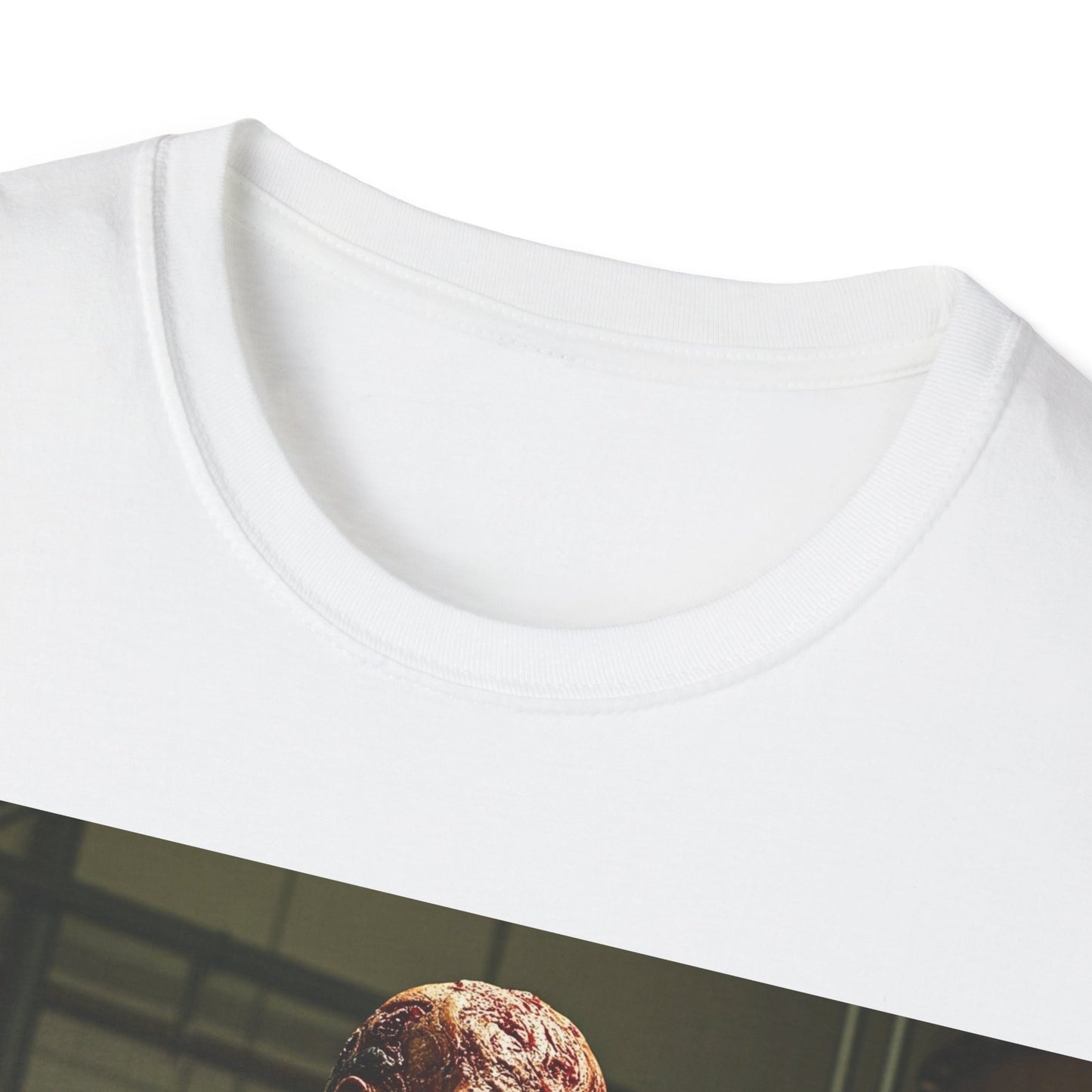 UK - Horror-Themed Unisex Softstyle T-Shirt with Monster Graphic