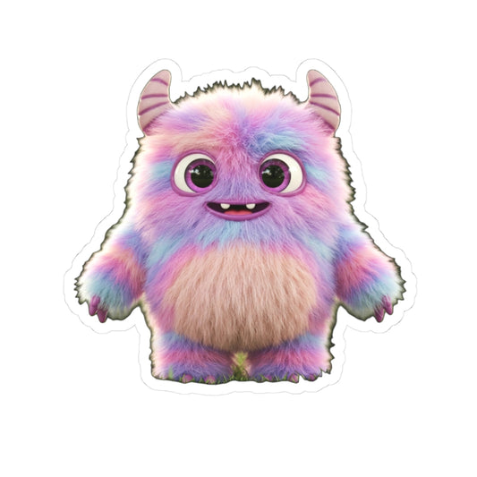 Adorable Monster Kiss-Cut Stickers - Cute, Colorful Decals for Laptop & Decor