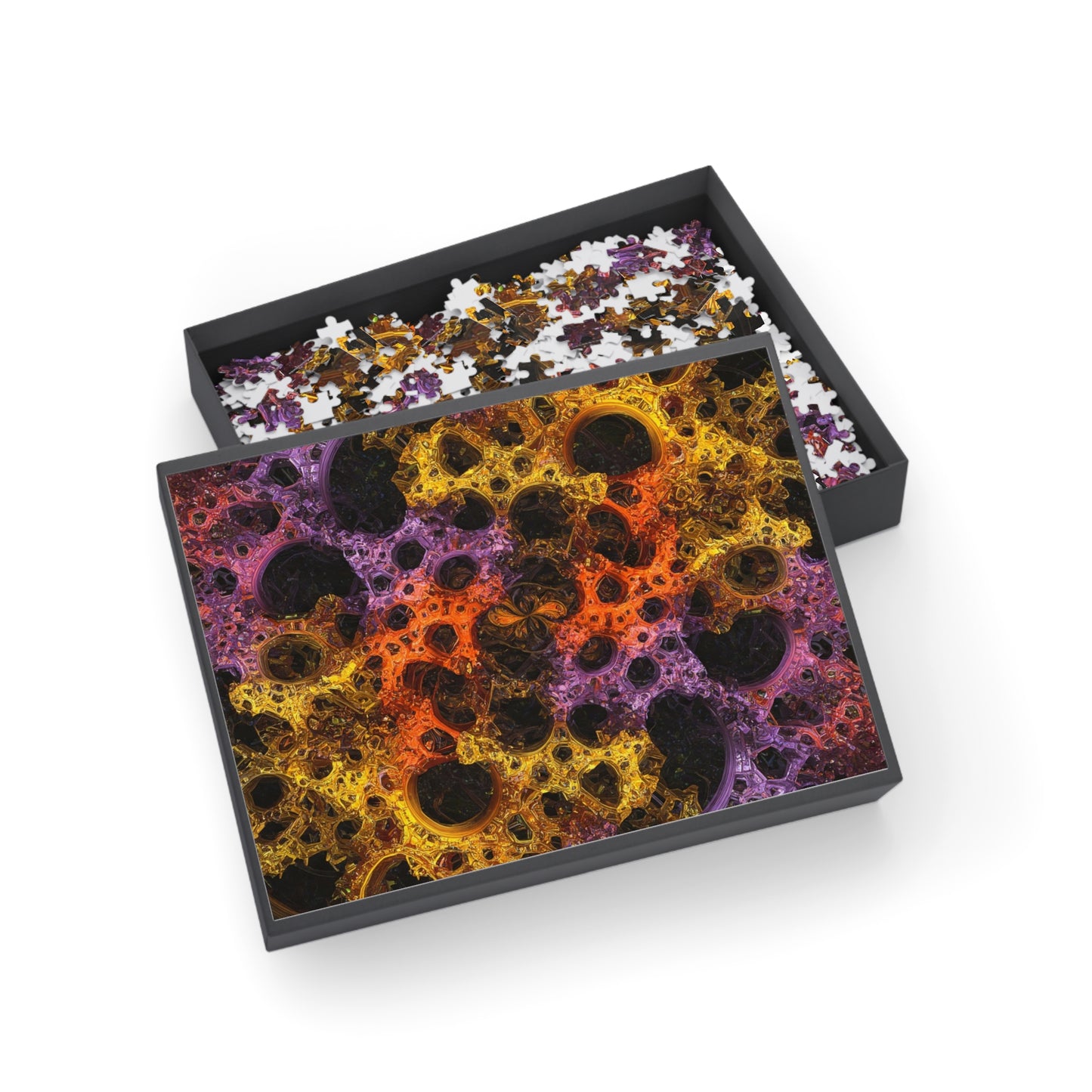061- Fractal Puzzle (96, 252, 500, 1000-Piece) - Fun Family Activity and Gift