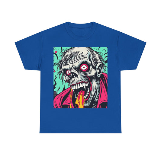 UK - Graphic Zombie Tee - Unisex Heavy Cotton Shirt for Halloween