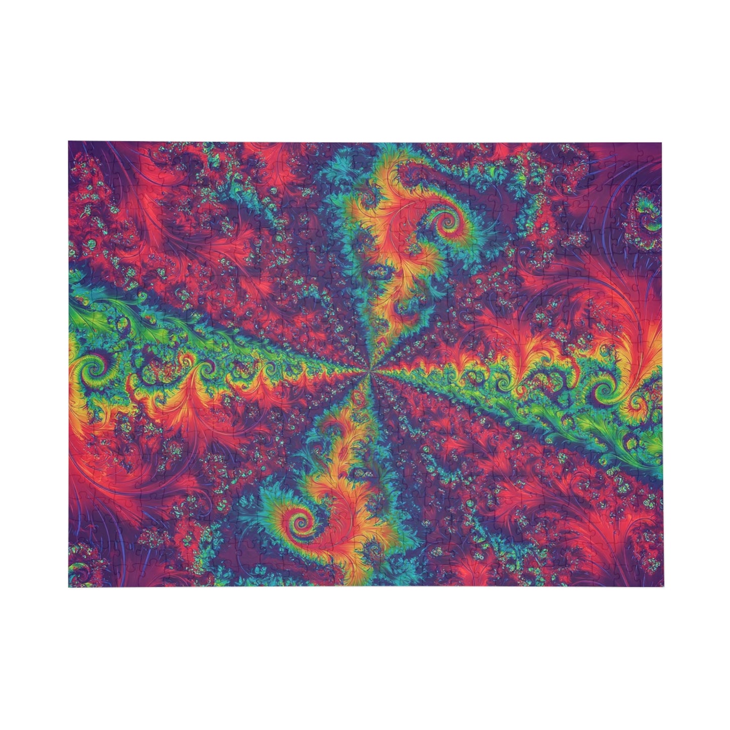 002 - Fractal Puzzle (96, 252, 500, 1000-Piece) - Fun Family Activity and Gift