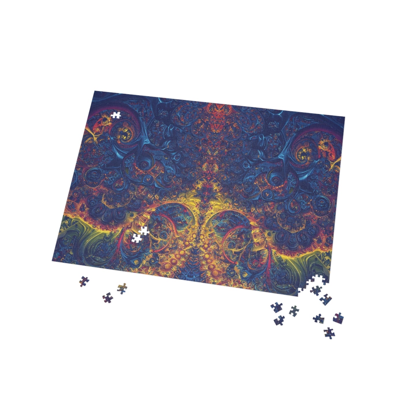 099- Fractal Puzzle (96, 252, 500, 1000-Piece) - Fun Family Activity and Gift