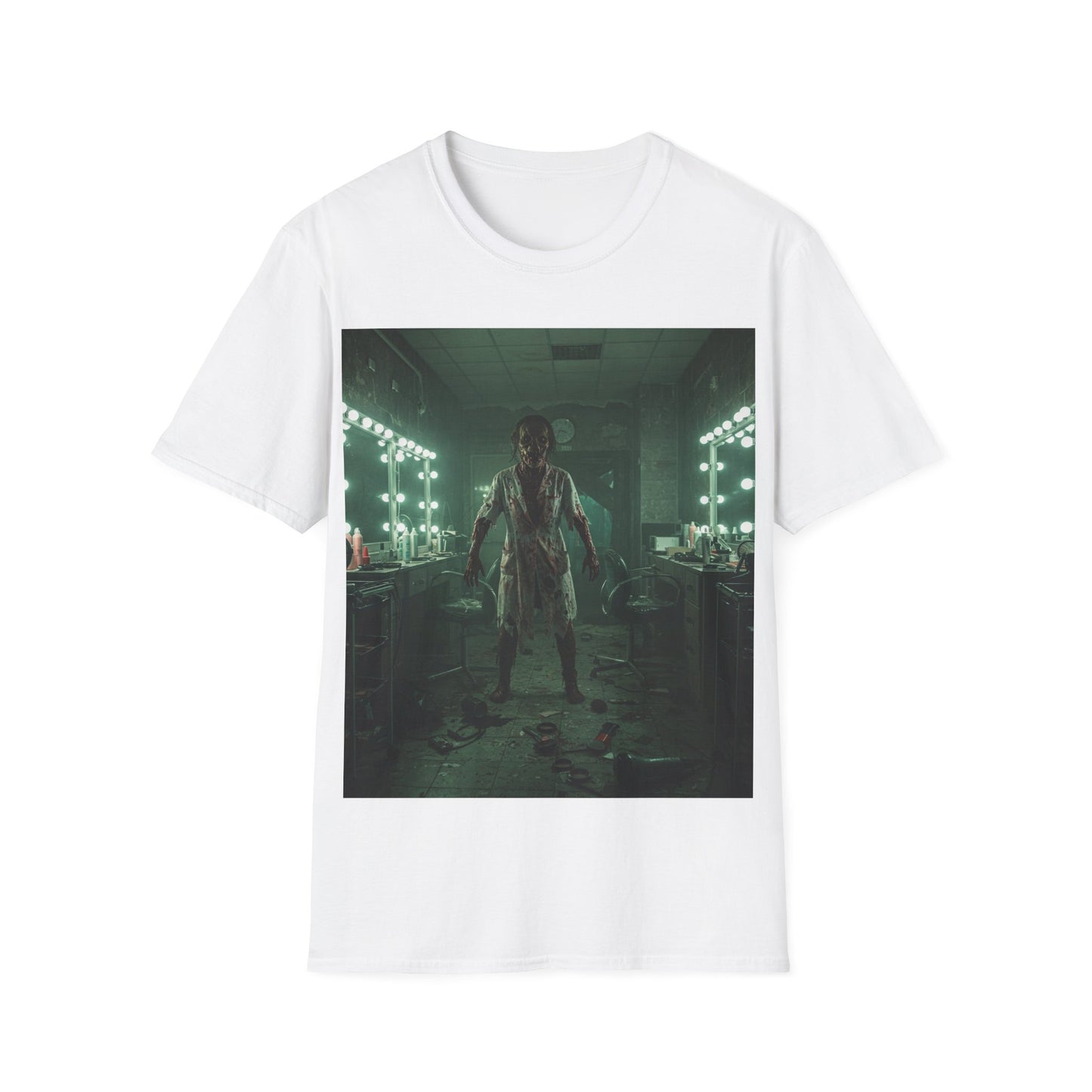 UK - Creepy Horror Unisex Softstyle T-Shirt - Perfect for Halloween