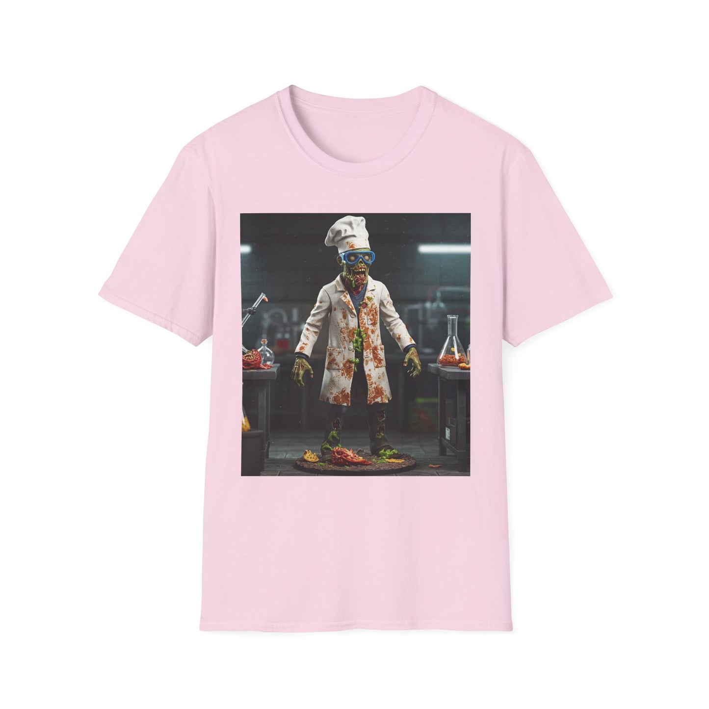 Zombie Chef Unisex Softstyle T-Shirt - Fun Halloween Casualwear