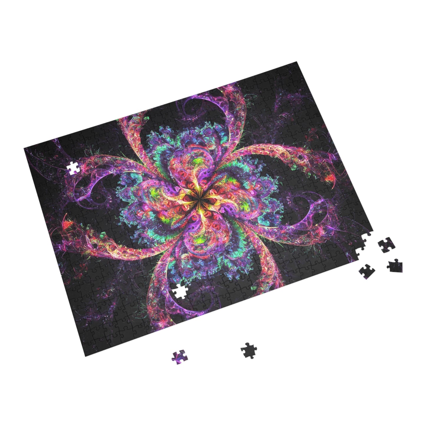092- Fractal Puzzle (96, 252, 500, 1000-Piece) - Fun Family Activity and Gift