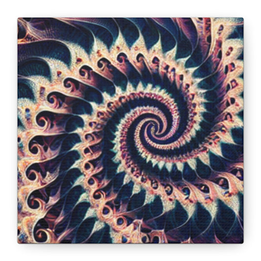 Abstract Spiral Art Canvas Print - Modern Home Decor for Art Lovers