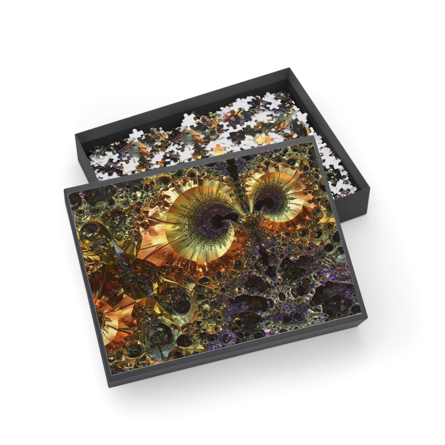 Artistic Fractal Puzzle - 96 to 1000-Piece Options for Relaxation and Fun