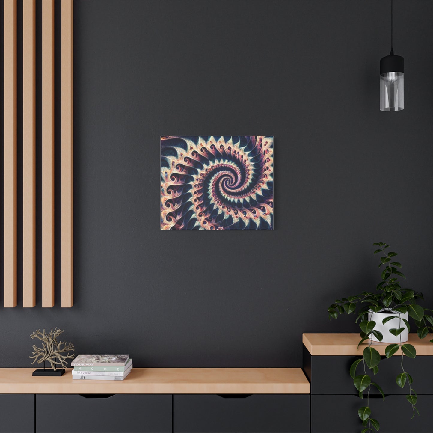 Abstract Spiral Art Canvas Print - Modern Home Decor for Art Lovers