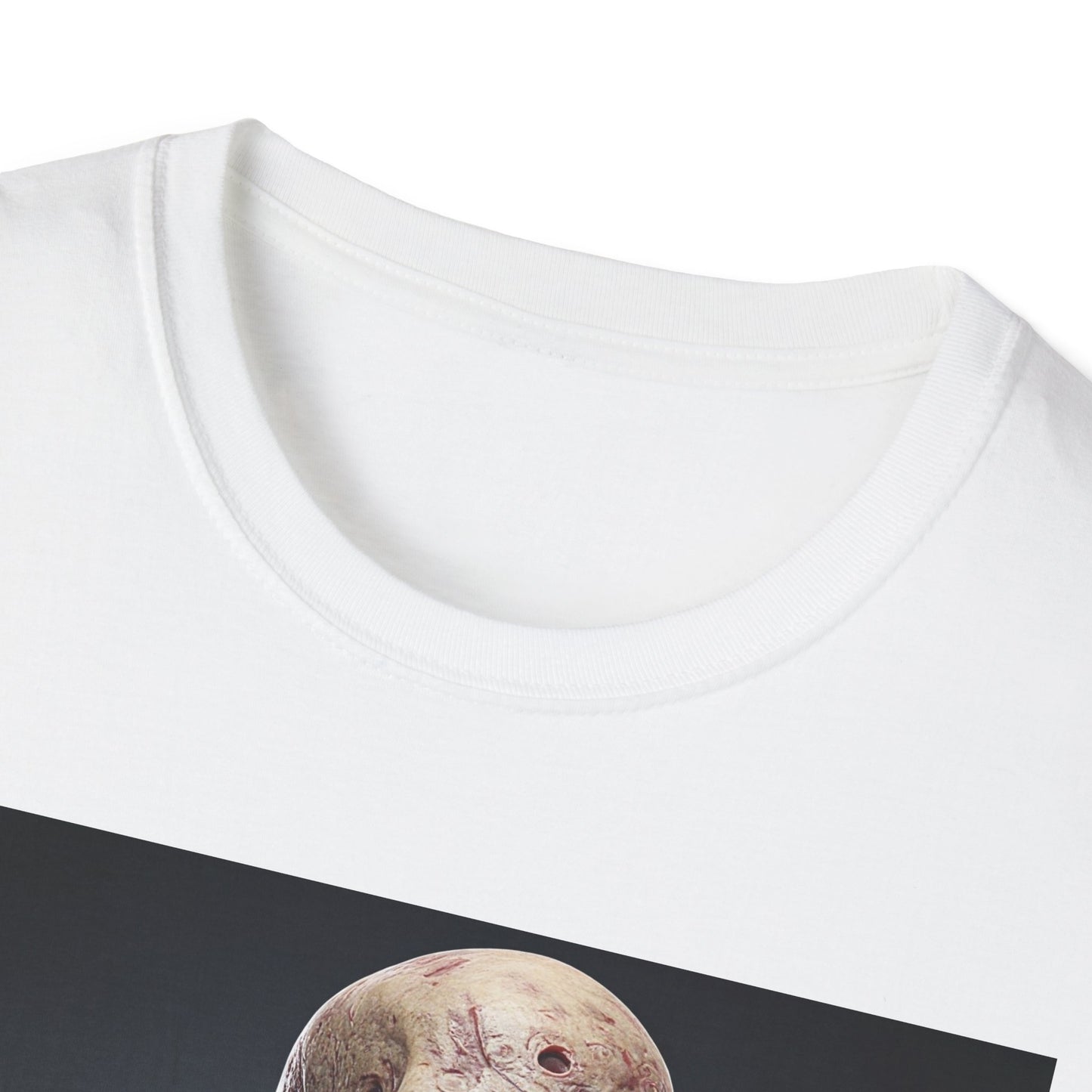 Apocalyptic Portrait Tee, bold, decaying zombie graphic