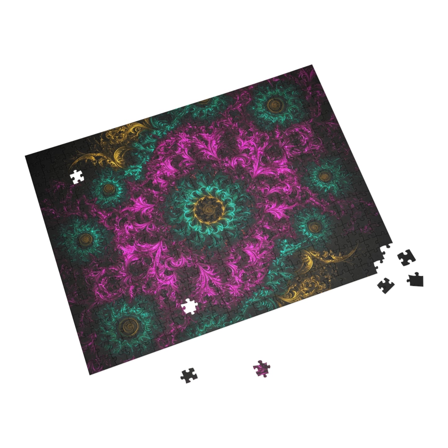 062- Fractal Puzzle (96, 252, 500, 1000-Piece) - Fun Family Activity and Gift