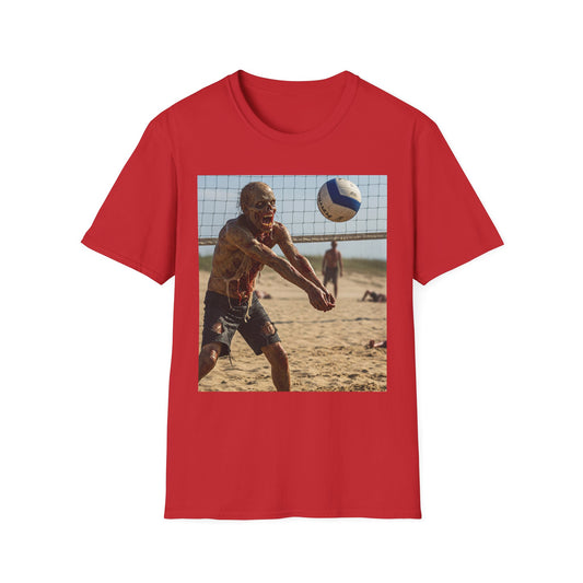 Beach Volleyball Unisex Softstyle T-Shirt - Perfect for Summer Fun and Sports Lovers