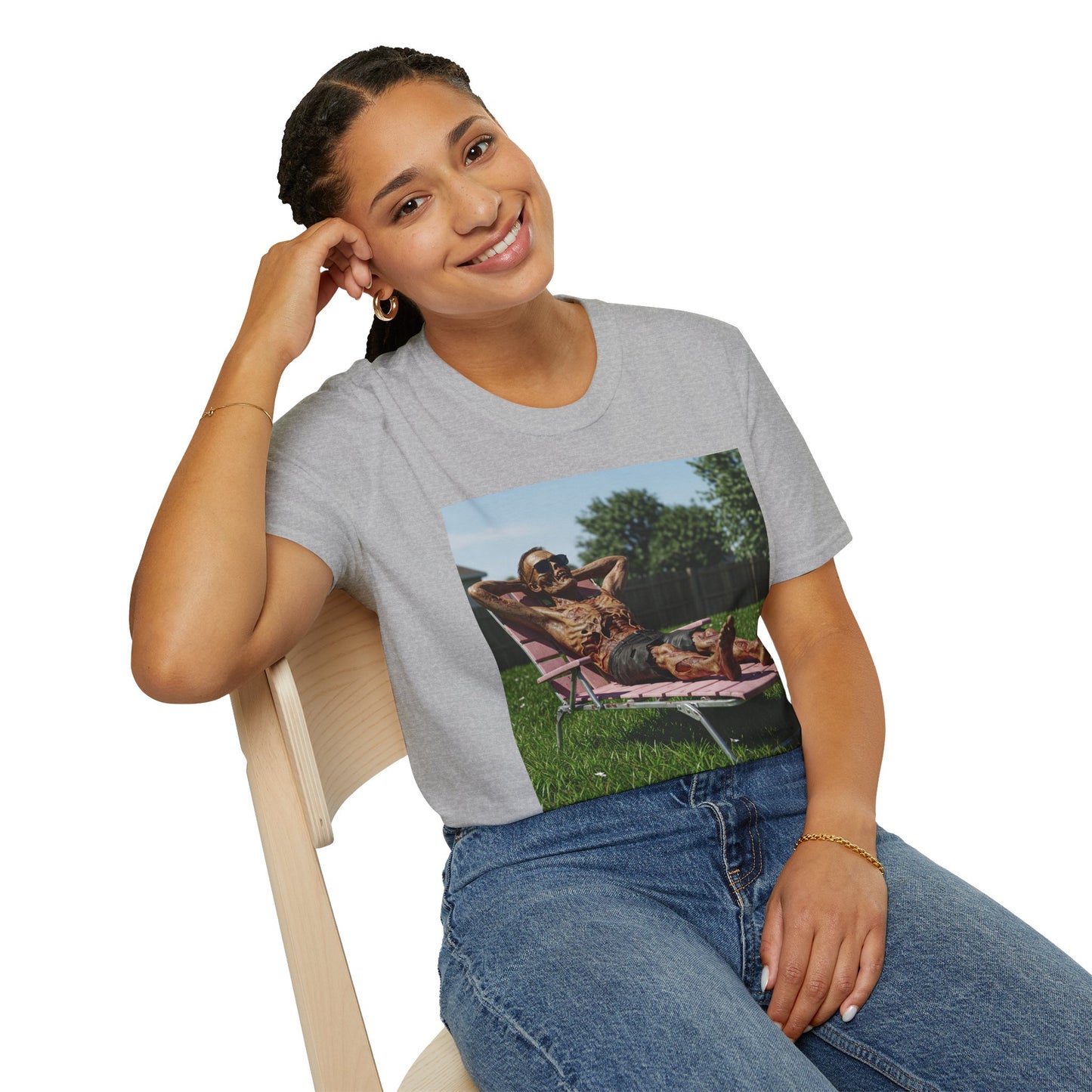 Chill Vibes Unisex Softstyle T-Shirt - Relaxed Summer Graphic Tee