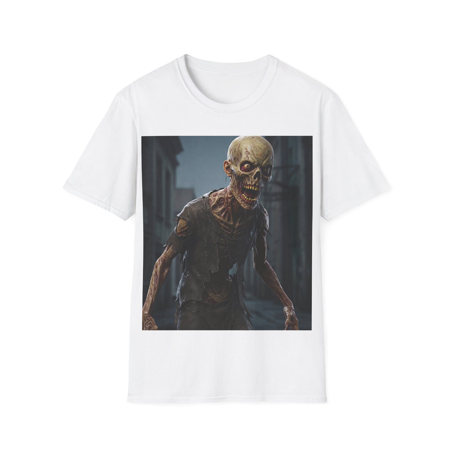 UK - Spooky Zombie Graphic T-Shirt for Halloween