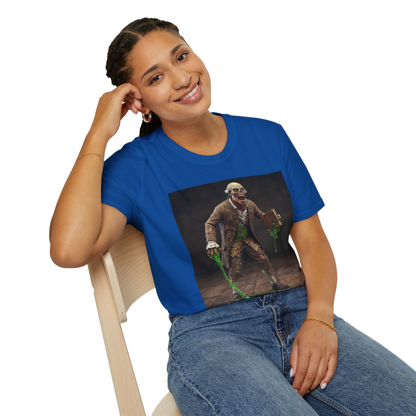 Zombie Science Unisex Softstyle T-Shirt - Spooky Halloween Apparel