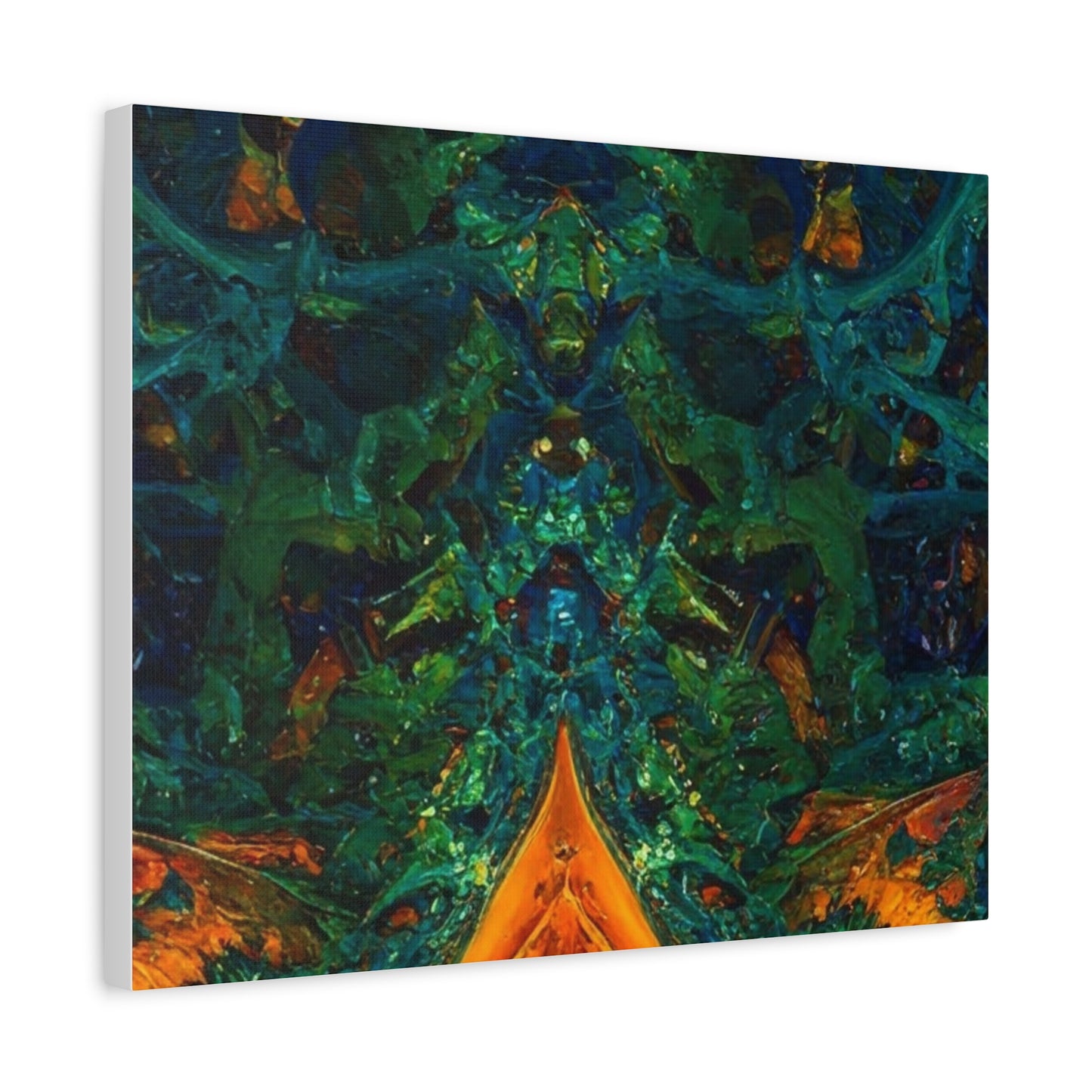 Vibrant Abstract Fractal Art Canvas Print