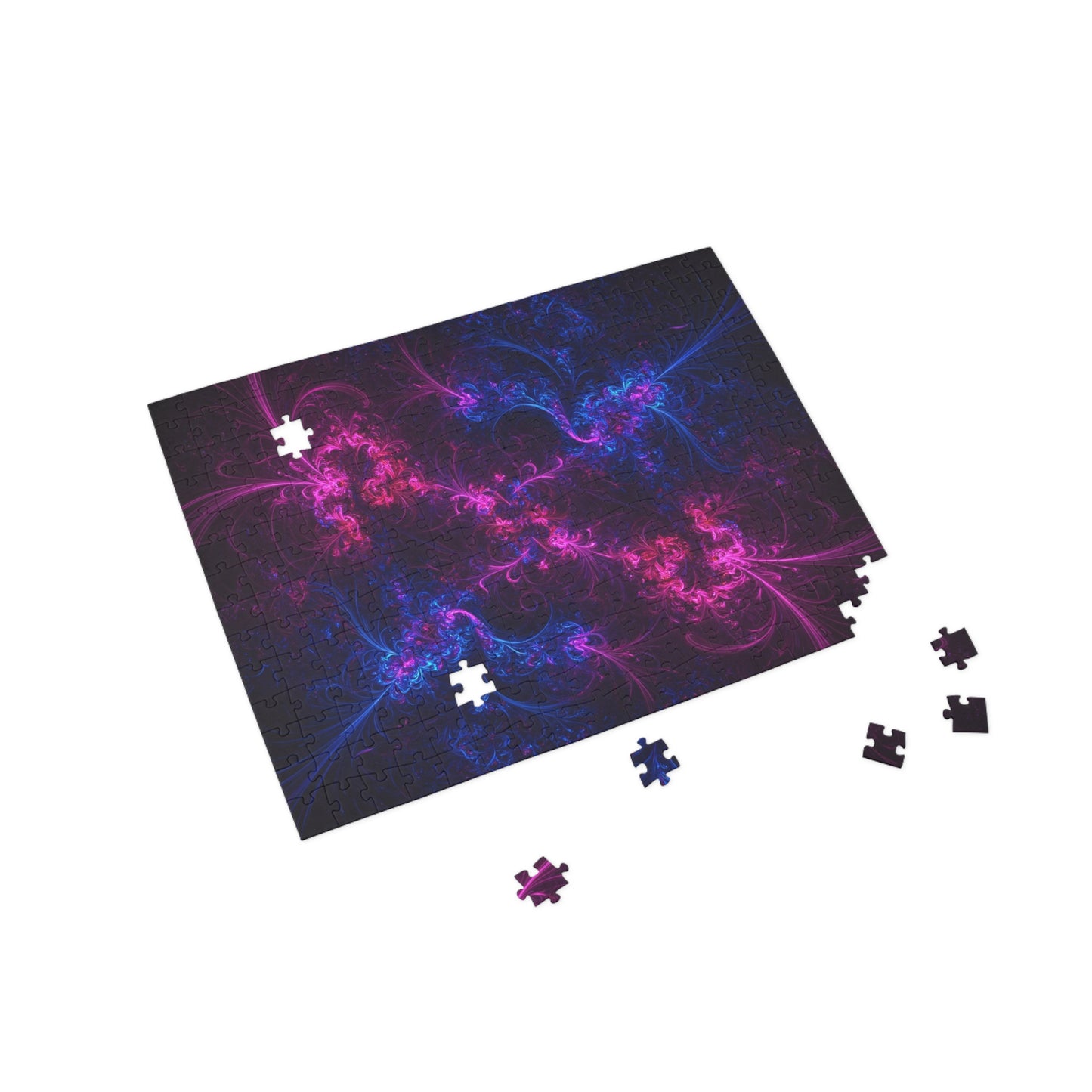 Vibrant Fractal Puzzle - 96, 252, 500, 1000-Piece Options for Relaxation and Fun