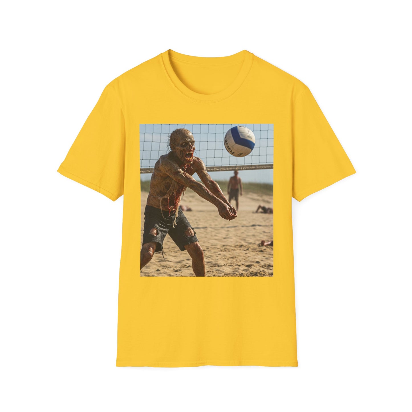 Beach Volleyball Unisex Softstyle T-Shirt - Perfect for Summer Fun and Sports Lovers