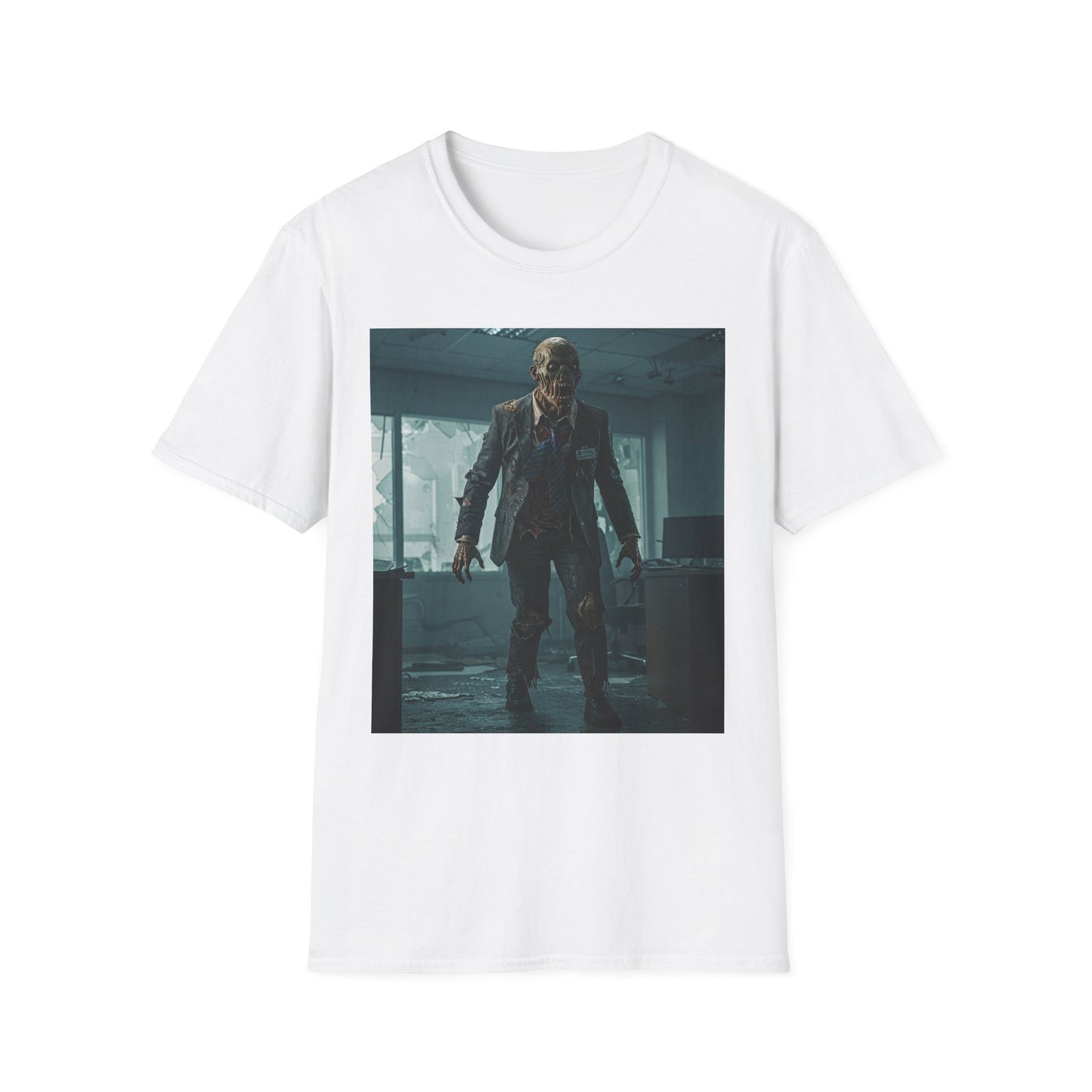 Zombie Apocalypse Unisex Softstyle T-Shirt - Perfect for Horror Fans and Parties