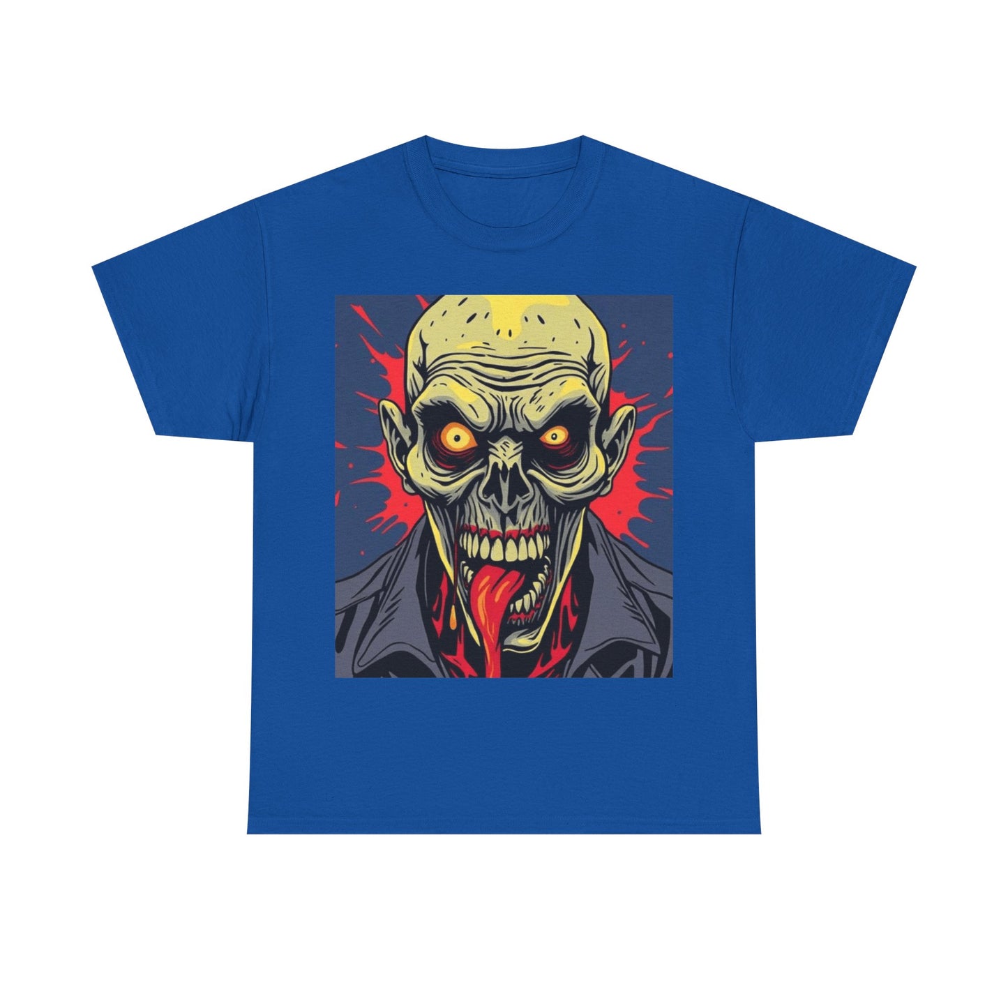 UK - Zombie Graphic Tee - Unisex Heavy Cotton T-Shirt for Horror Fans