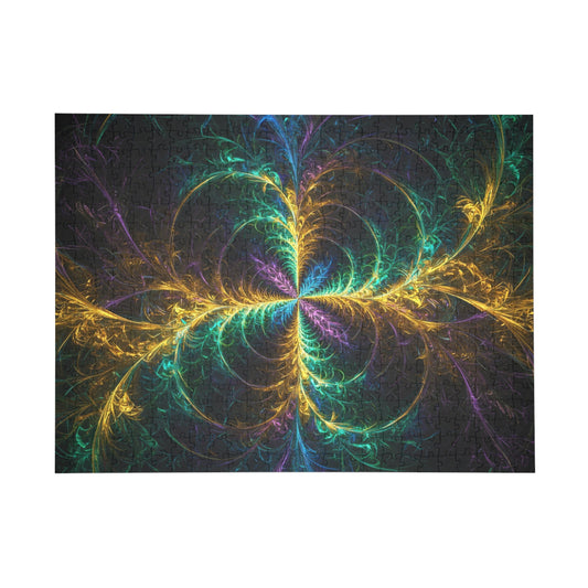 Colorful Fractal Puzzle (96, 252, 500, 1000-Piece) - Relaxing Brain Teaser for All Ages