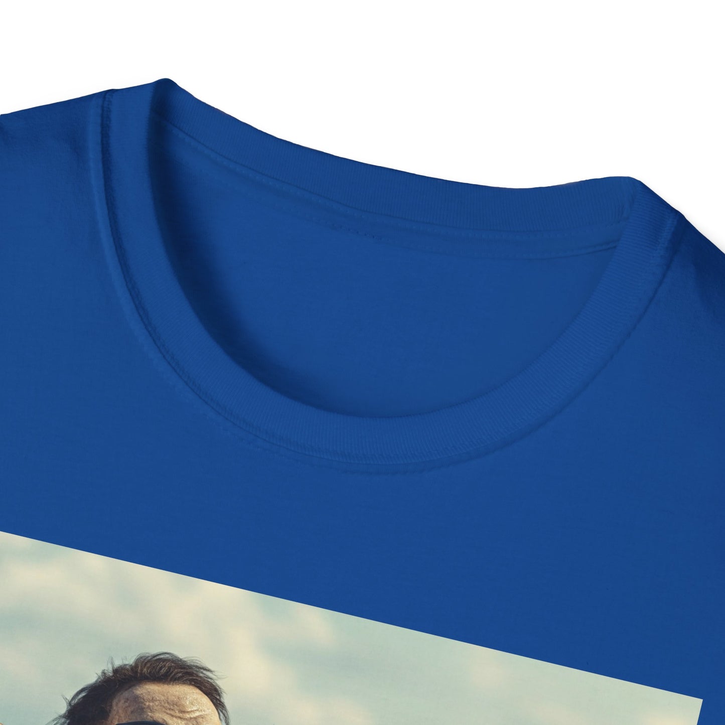 Chill Vibes Apocalyptic Portrait Tee, bold, decaying zombie graphic