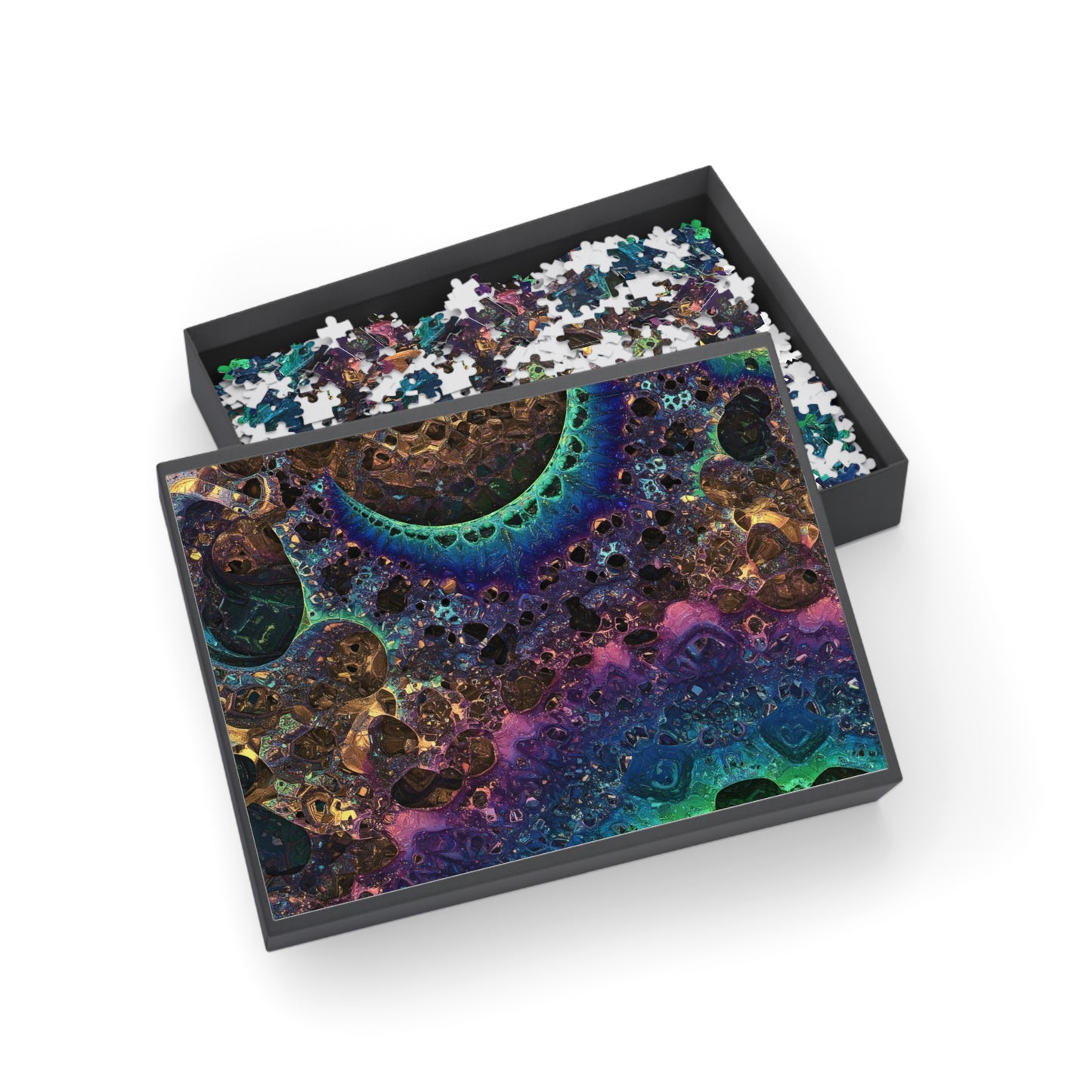 037 - Fractal Puzzle (96, 252, 500, 1000-Piece) - Fun Family Activity and Gift
